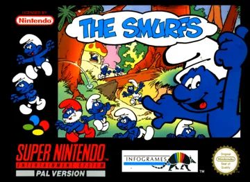 Smurfs, The (Europe) (En,Fr,De,Es,It) box cover front